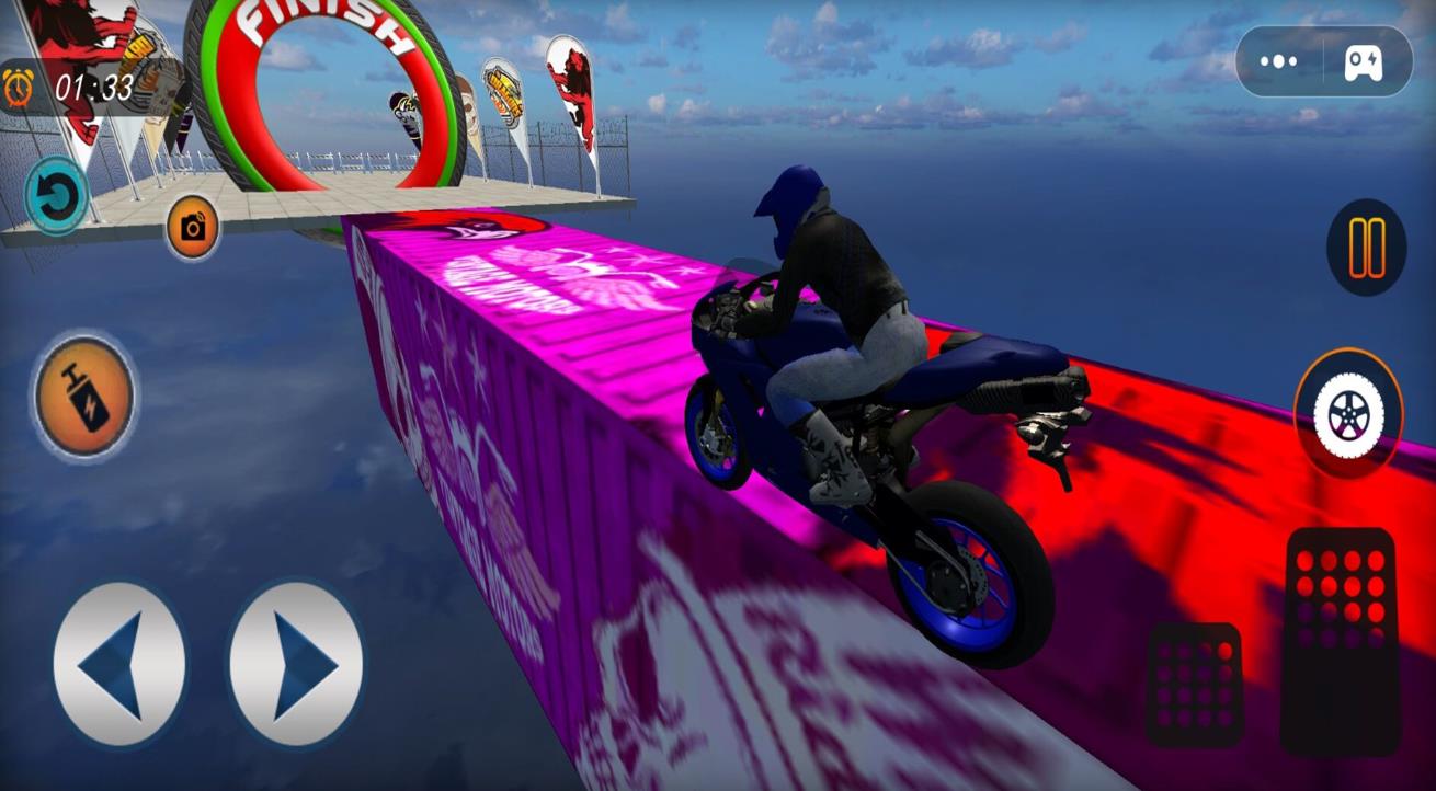 超级摩托飞车截图2