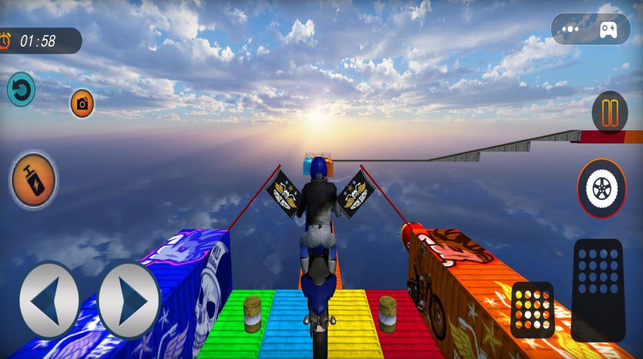 超级摩托飞车截图1