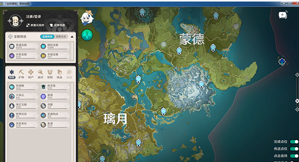 空荧酒馆原神地图手机版