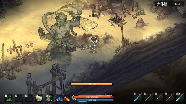 像素风武侠多人生存游戏《江湖客栈》上线Steam 9月发售