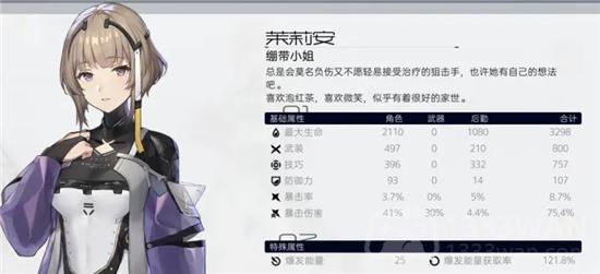 《尘白禁区》茉莉安雨燕形态技能介绍