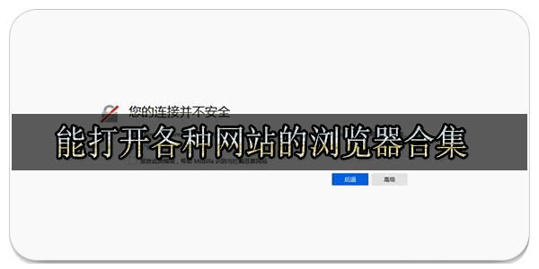能打开各种网站的浏览器合集