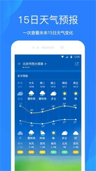 oppo天气app