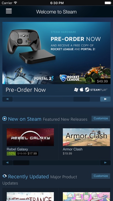 steam mobile