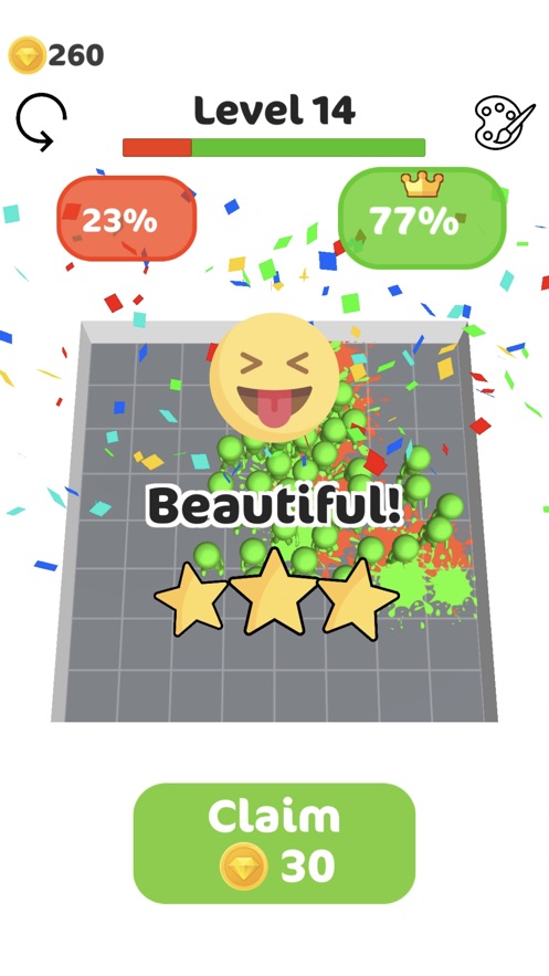 方块抢地盘的小游戏