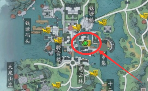 天涯明月刀手游脚边菜篮子的老人位置在哪 菜篮子老人位置介绍