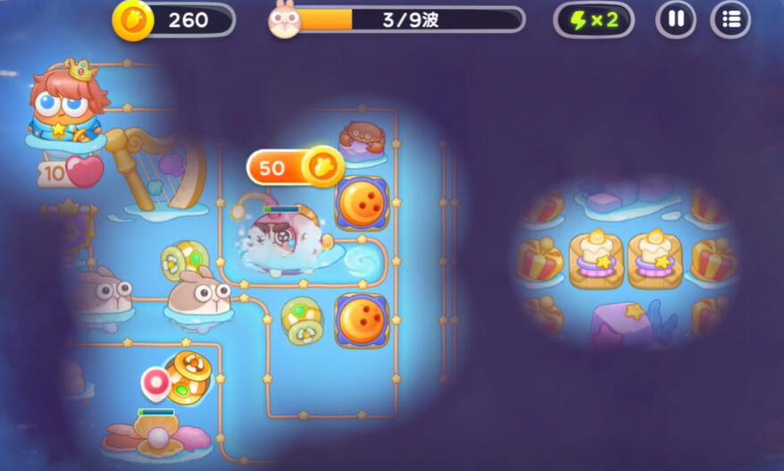 保卫萝卜4海的萝卜闺女第十八关怎么玩