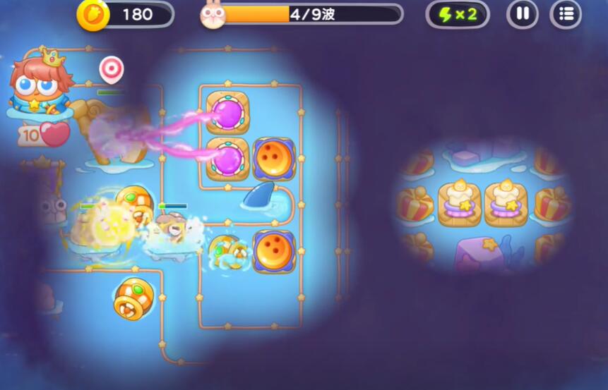 保卫萝卜4海的闺女第十八关怎么玩