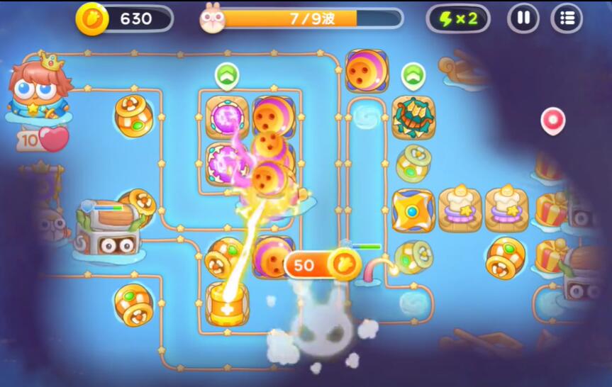 保卫萝卜4海的闺女第十八关怎么玩