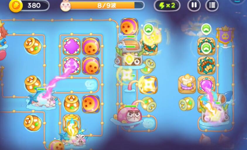 保卫萝卜4海的闺女第十八关怎么玩