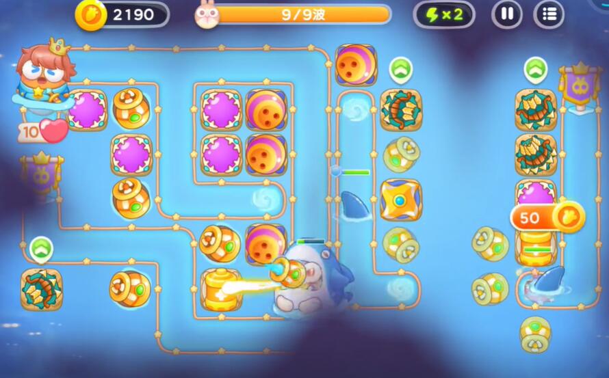 保卫萝卜4海的闺女第十八关怎么玩