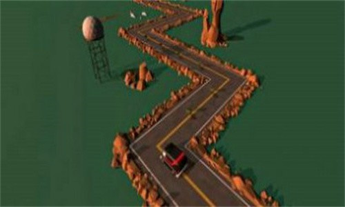 小汽车弯道漂移