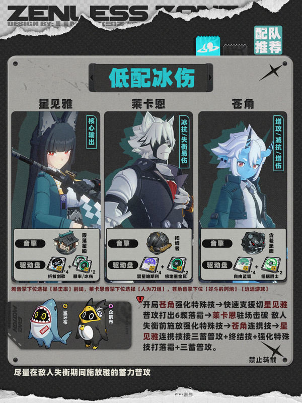 《绝区零》1.4苍角角色培养攻略苍角配队阵容怎么搭配4